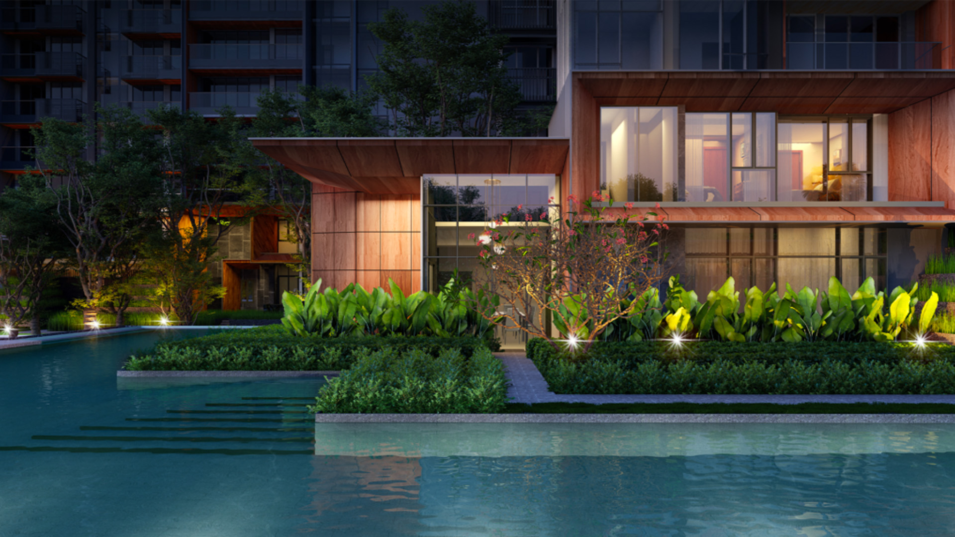 Leedon Green singapore luxury apartments pool