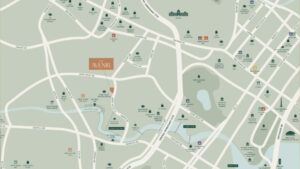 The Avenir 8 River Valley Close luxury apartment map