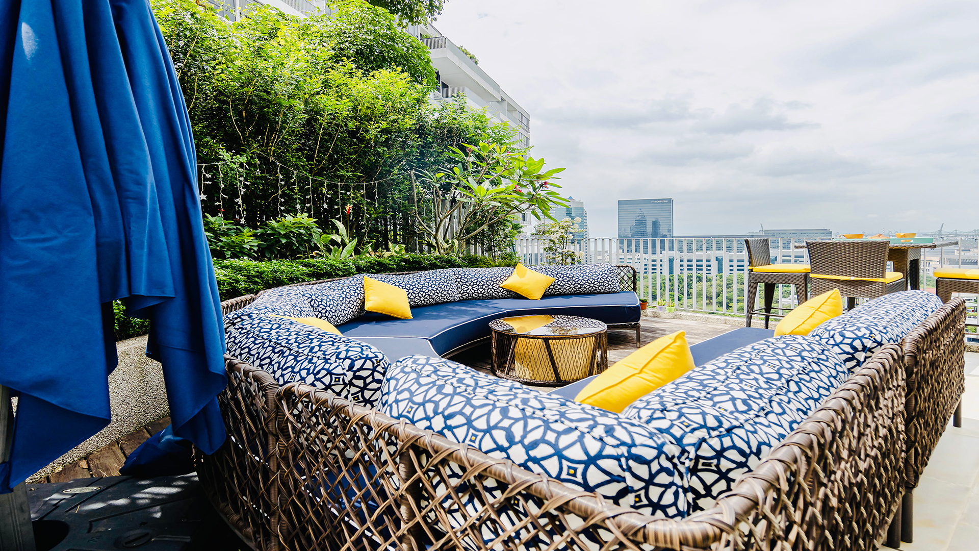 The Interlace Penthouse Singapore luxury apartments balcony view