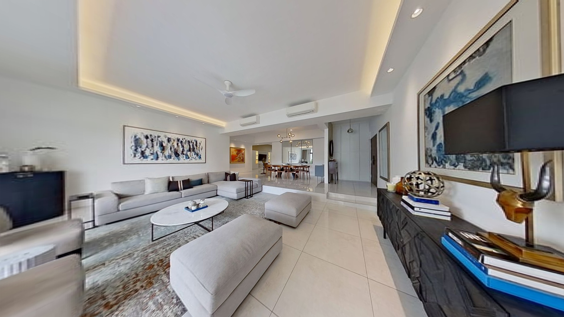 Regency Park Singapore Luxury Apartments Living Room