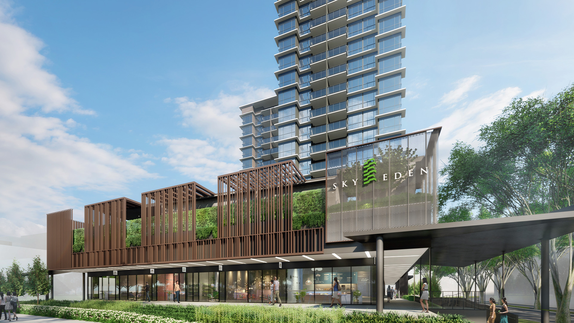 Sky Eden @ Bedok Singapore luxury apartments facade