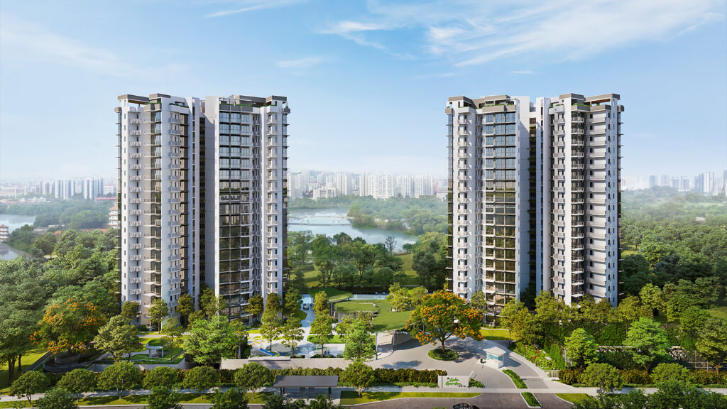 The Lakegarden Residences Singapore luxury apartments facade