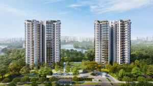 The Lakegarden Residences Singapore luxury apartments facade