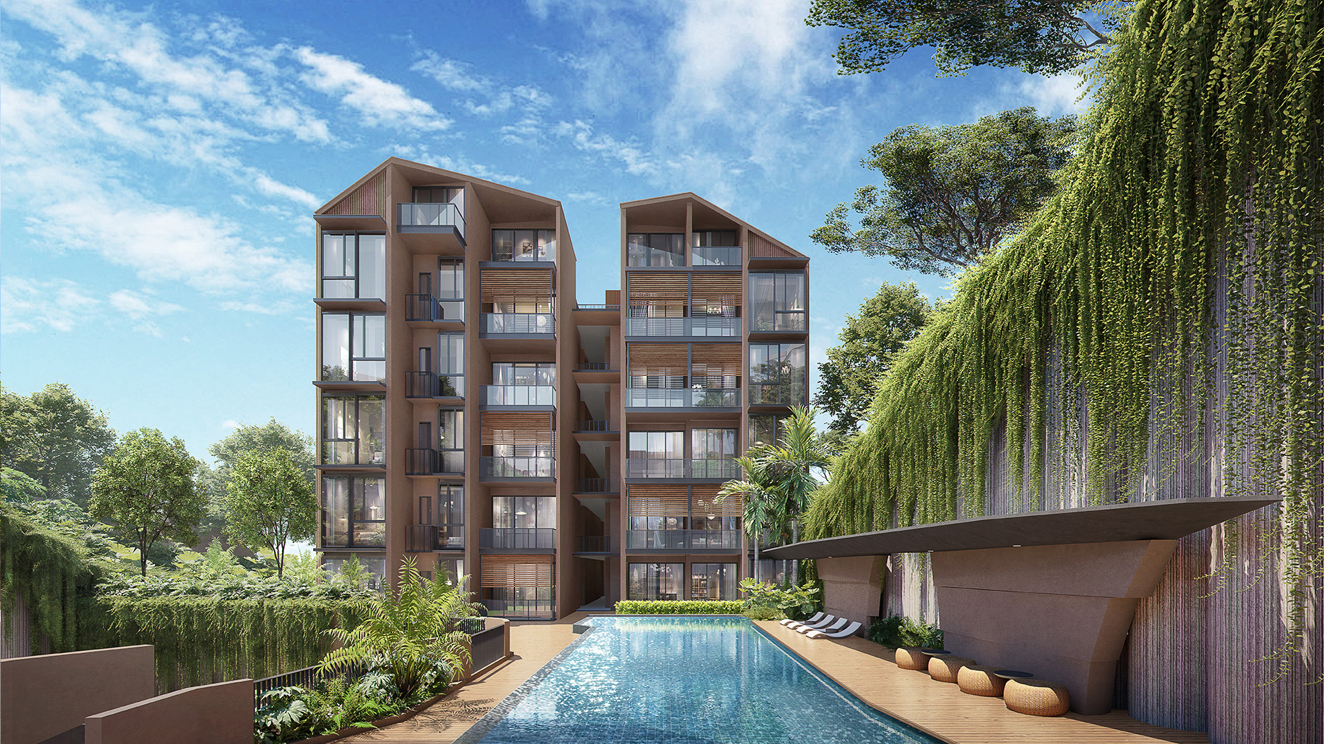 The Hillshore Singapore luxury homes pool