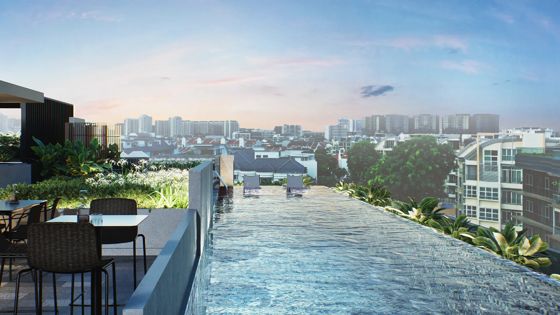 Koon Seng House Singapore luxury apartments pool