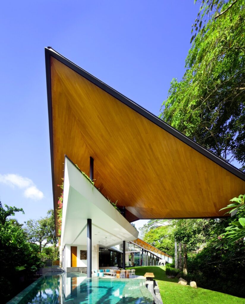 Beautiful Landed Homes in Singapore Winged House