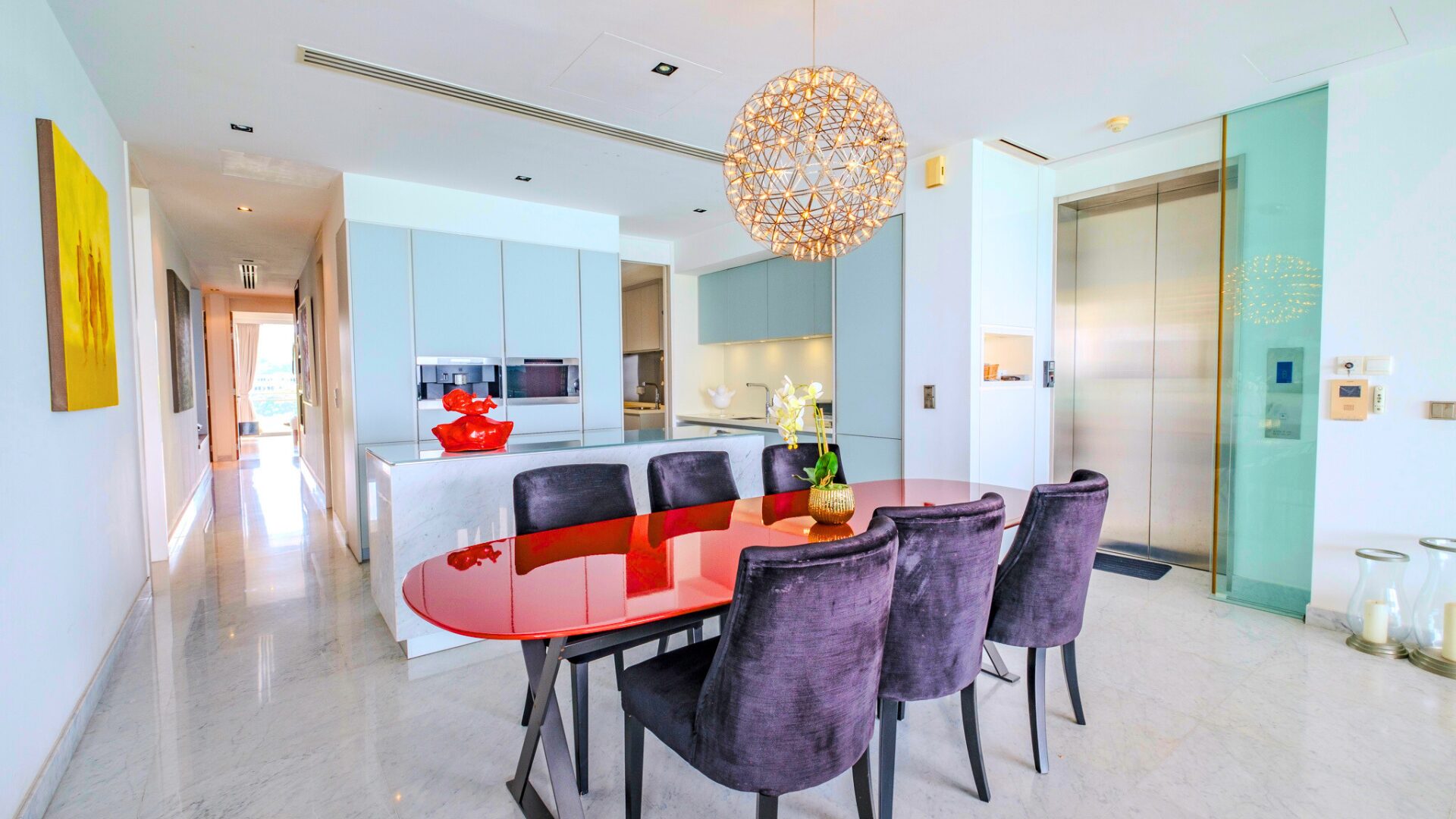 Seascape Singapore luxury apartments dining area