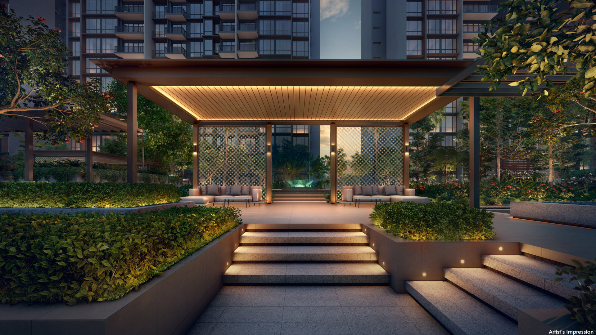 Emerald of Katong Marine Parade Arrival Lounge Luxury Property Singapore Luxury Homes