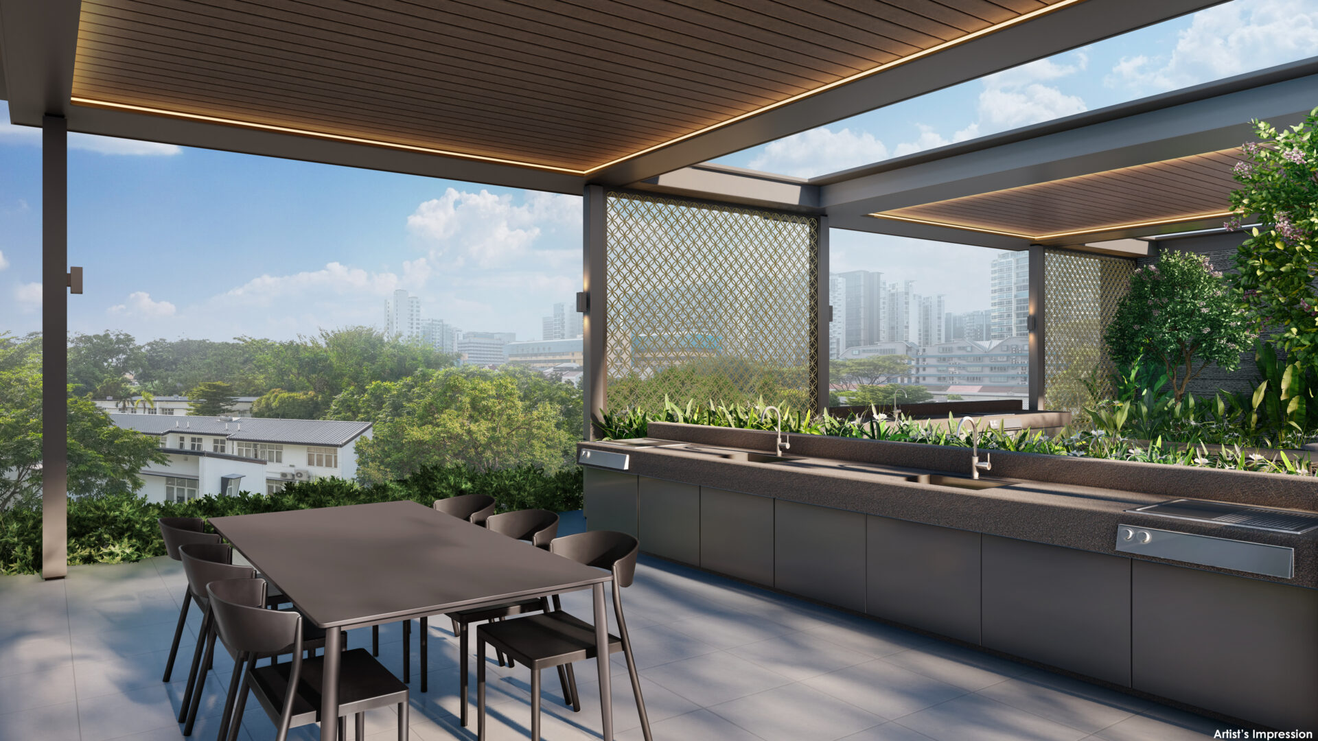 Emerald of Katong Marine Parade Gourmet Pavilion Luxury Property Singapore Luxury Homes