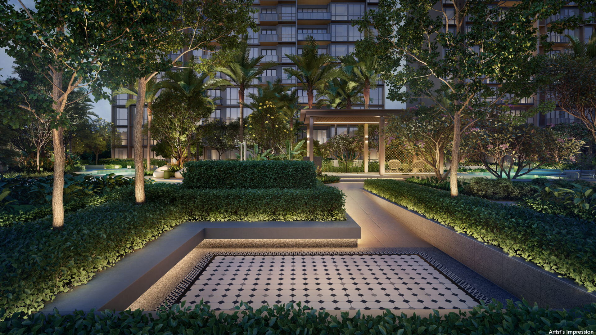Emerald of Katong Marine Parade Outdoor Reading Luxury Property Singapore Luxury Homes