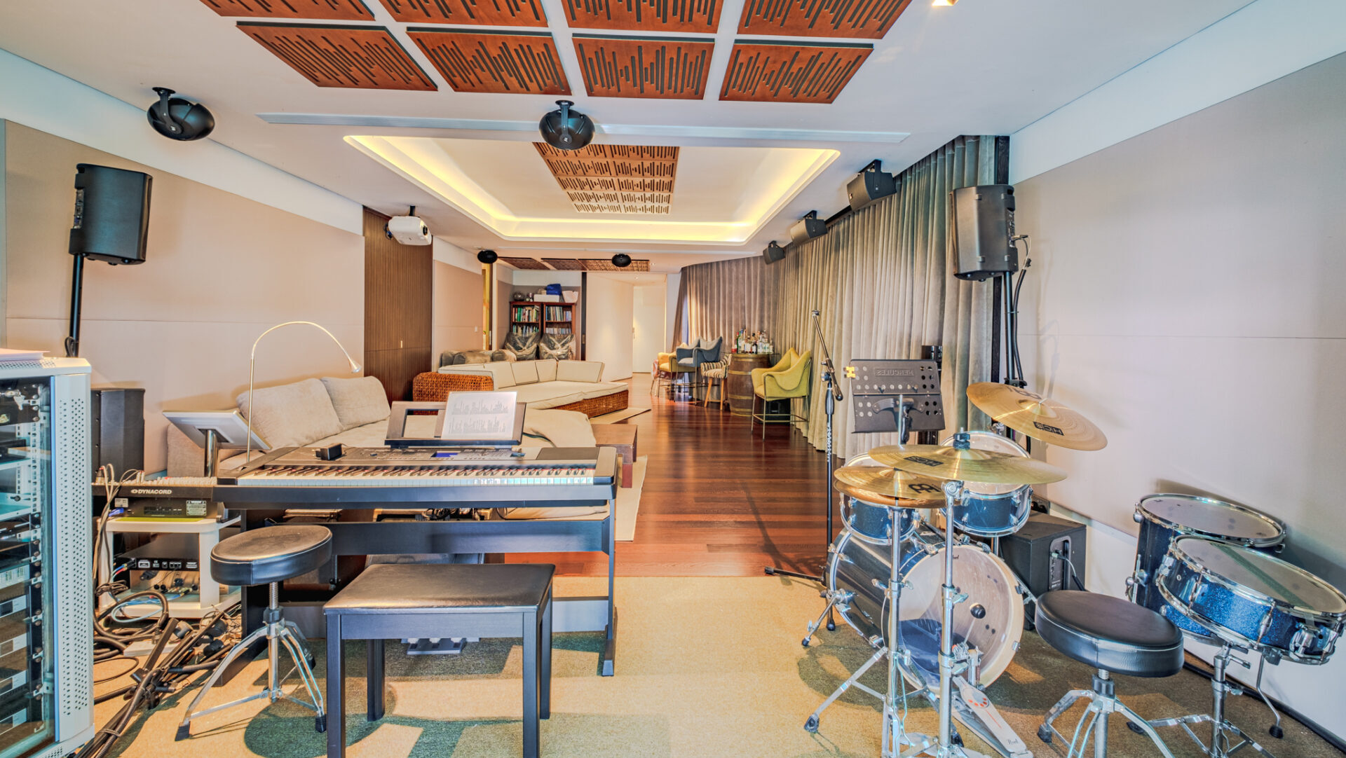 freehold detached house at Hong Kong Park Entertaining room Luxury Properties Singapore Luxury Homes