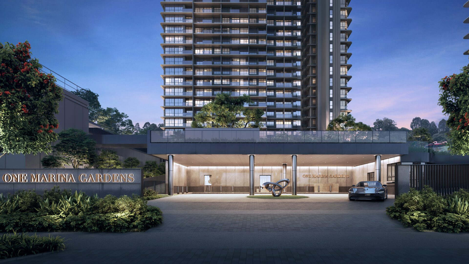 One Marina Gardens Swimming Pool Luxury Property Singapore Luxury Home