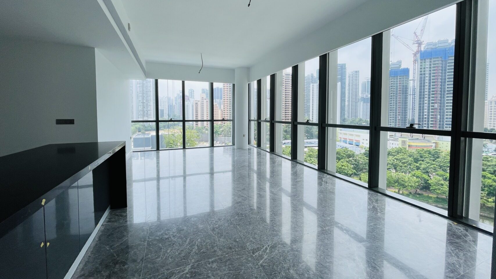 Riviere Robertson Quay Living Room Luxury Property Singapore Luxury Homes