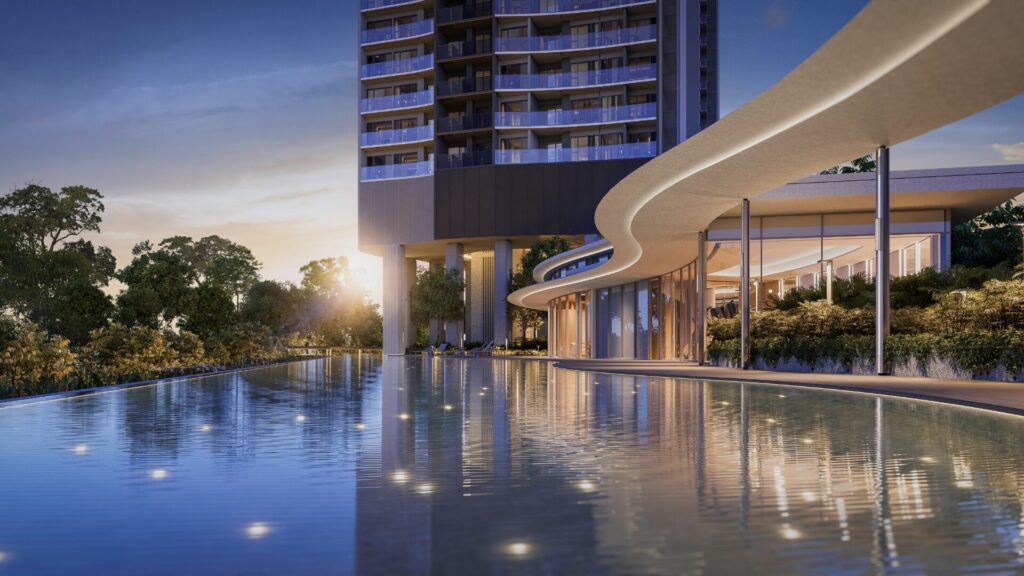 River Green Swimming Pool Lap Pool Luxury Property Singapore Luxury Homes