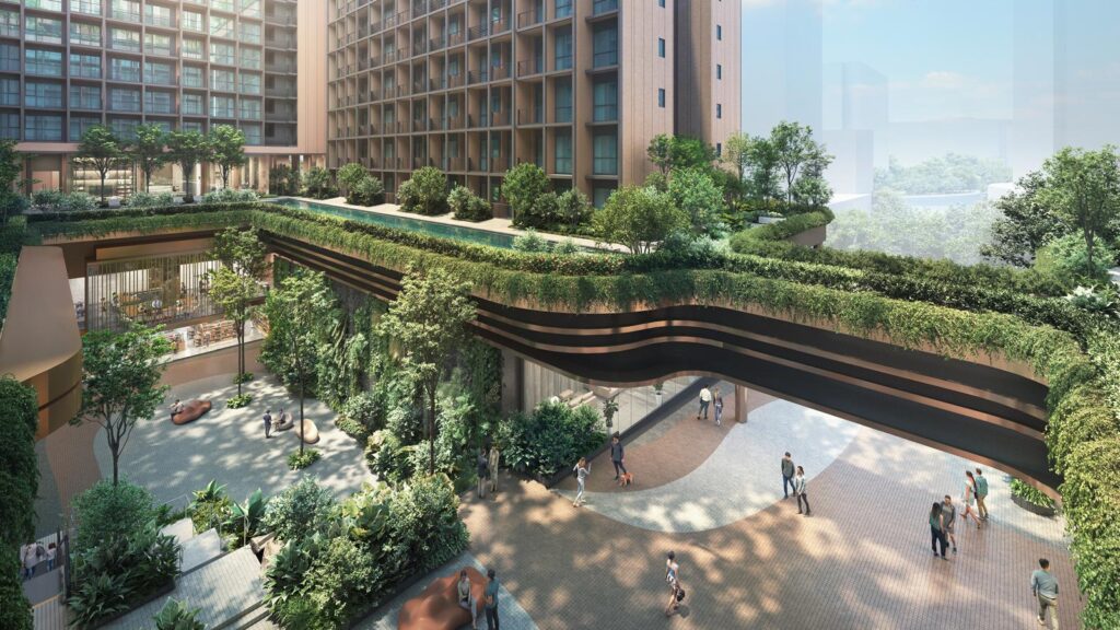 The Robertson Opus Mixed use development entrance luxury property Singapore Luxury Homes