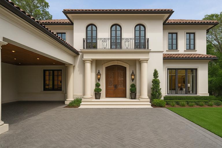 Premium Singapore property with classic design and landscaped front yard