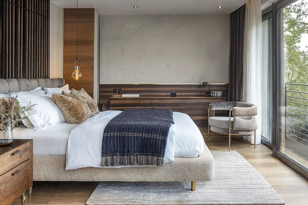 Elegant Bedroom in a Singapore Luxury Property 