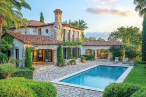 Luxury villa in Singapore with private pool for real estate investment in 2025