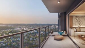 Balcony view from luxury condo launch Singapore