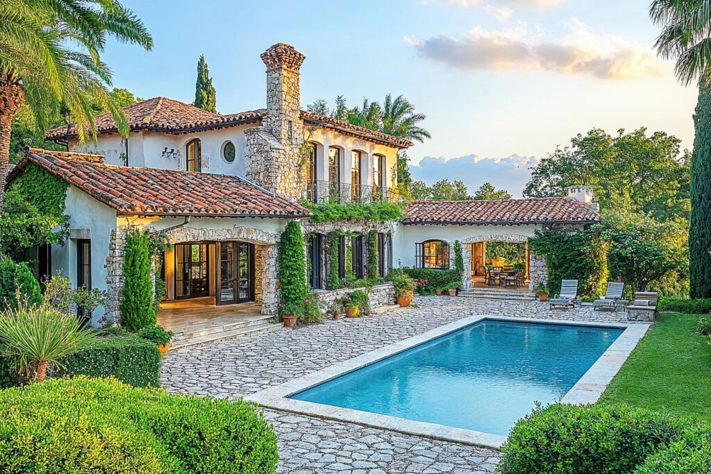 High-end Mediterranean-style landed house in Singapore