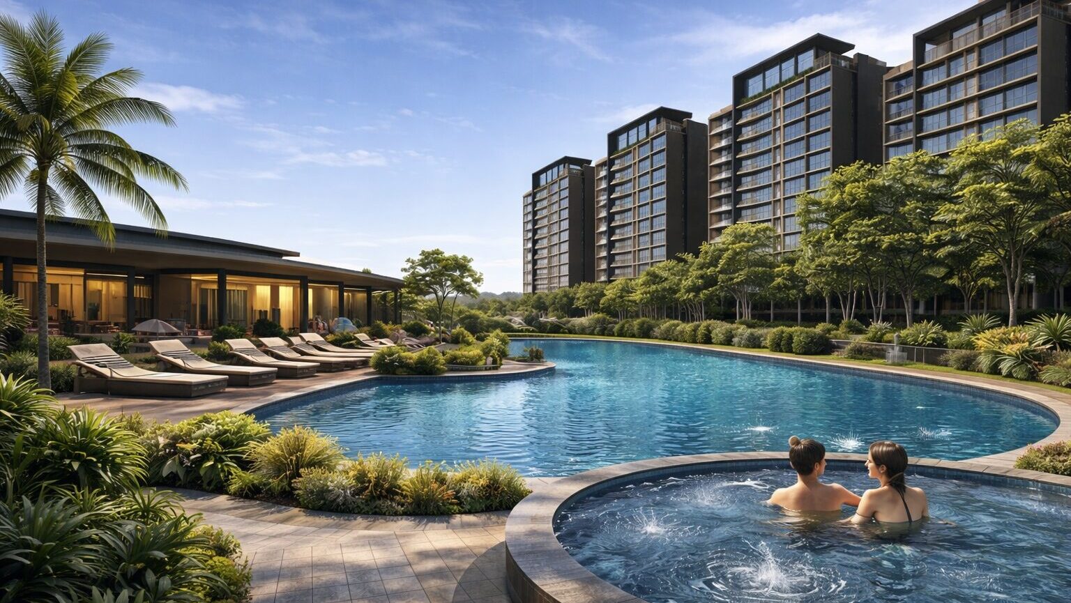 Tengah Garden Residence Swimming Pool Luxury Property Singapore Luxury Homes