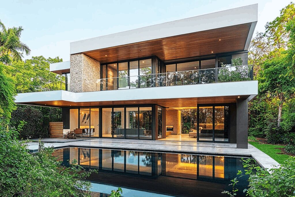 luxury real estate villa showcasing privacy and outdoor lifestyle