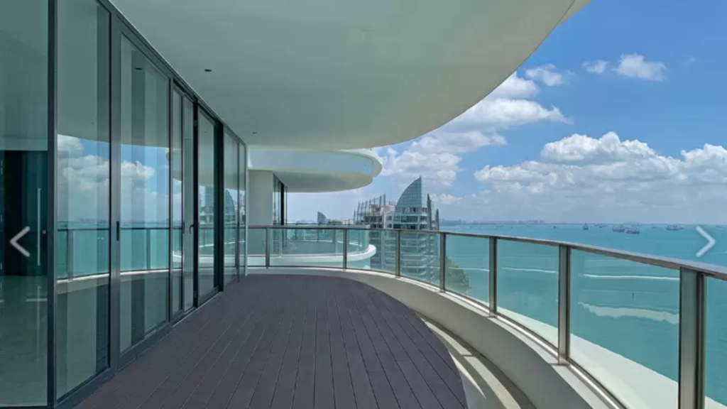 Cape Royale Singapore luxury apartments balcony