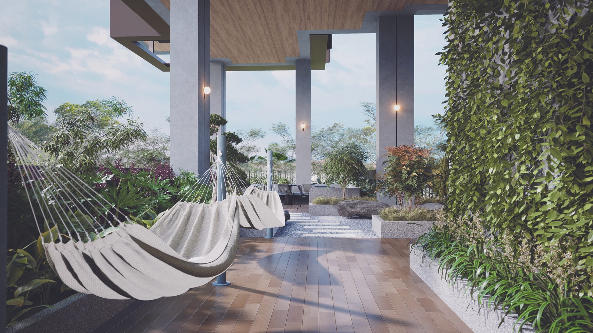 Hill House Singapore Luxury Condominium Sky Lounge