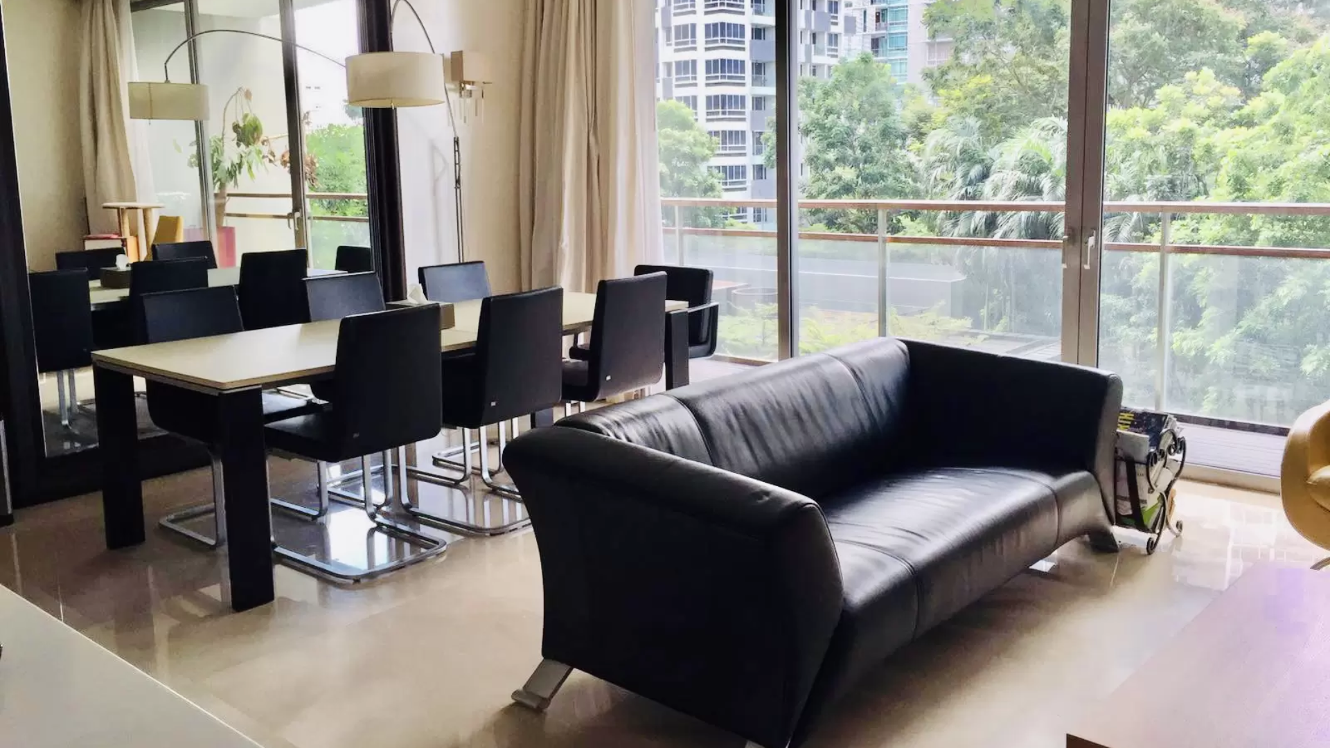 Hilltops Singapore luxury apartments living room