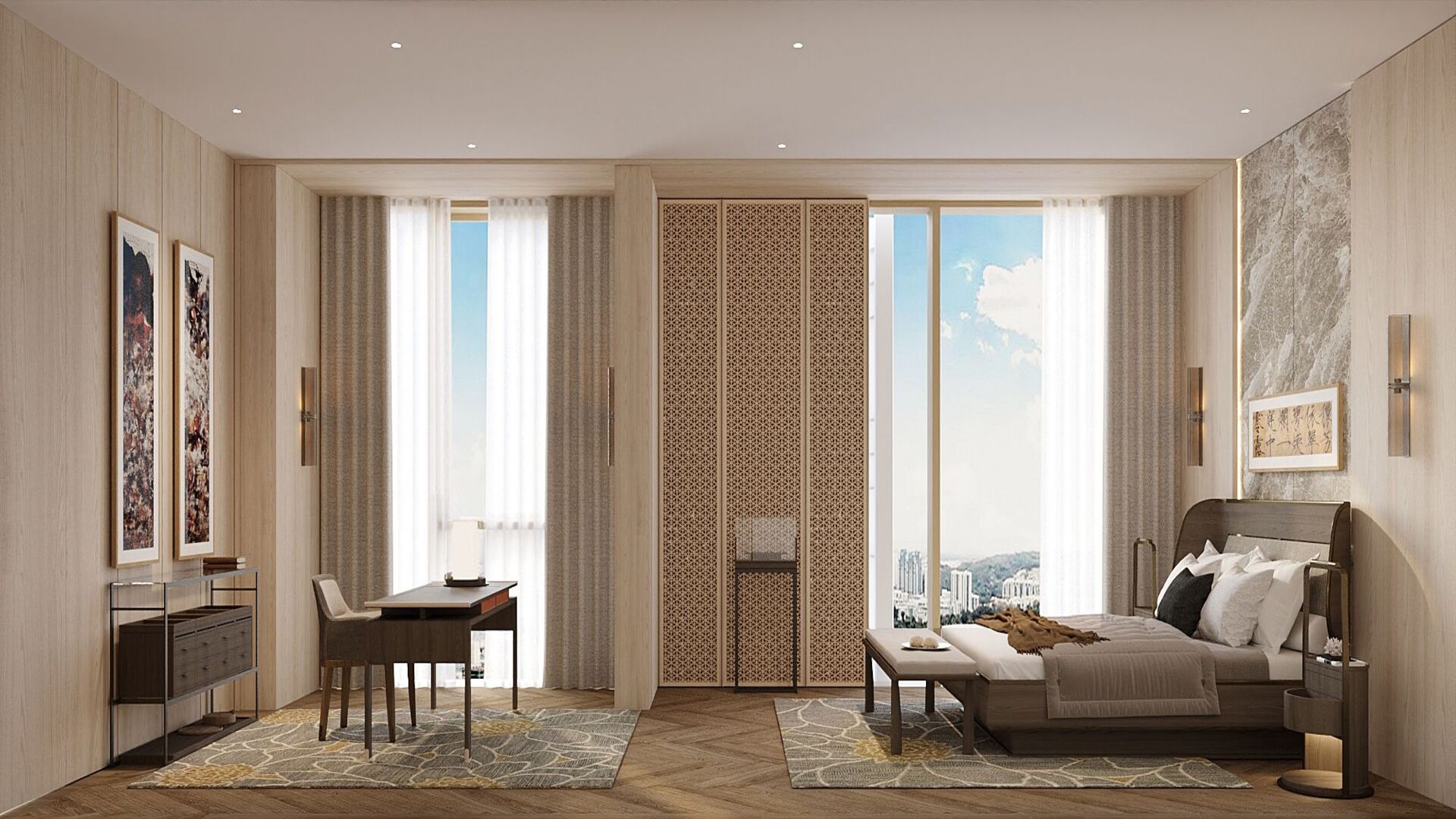 Klimt Cairnhill Penthouse Singapore luxury apartments Guest Bedroom