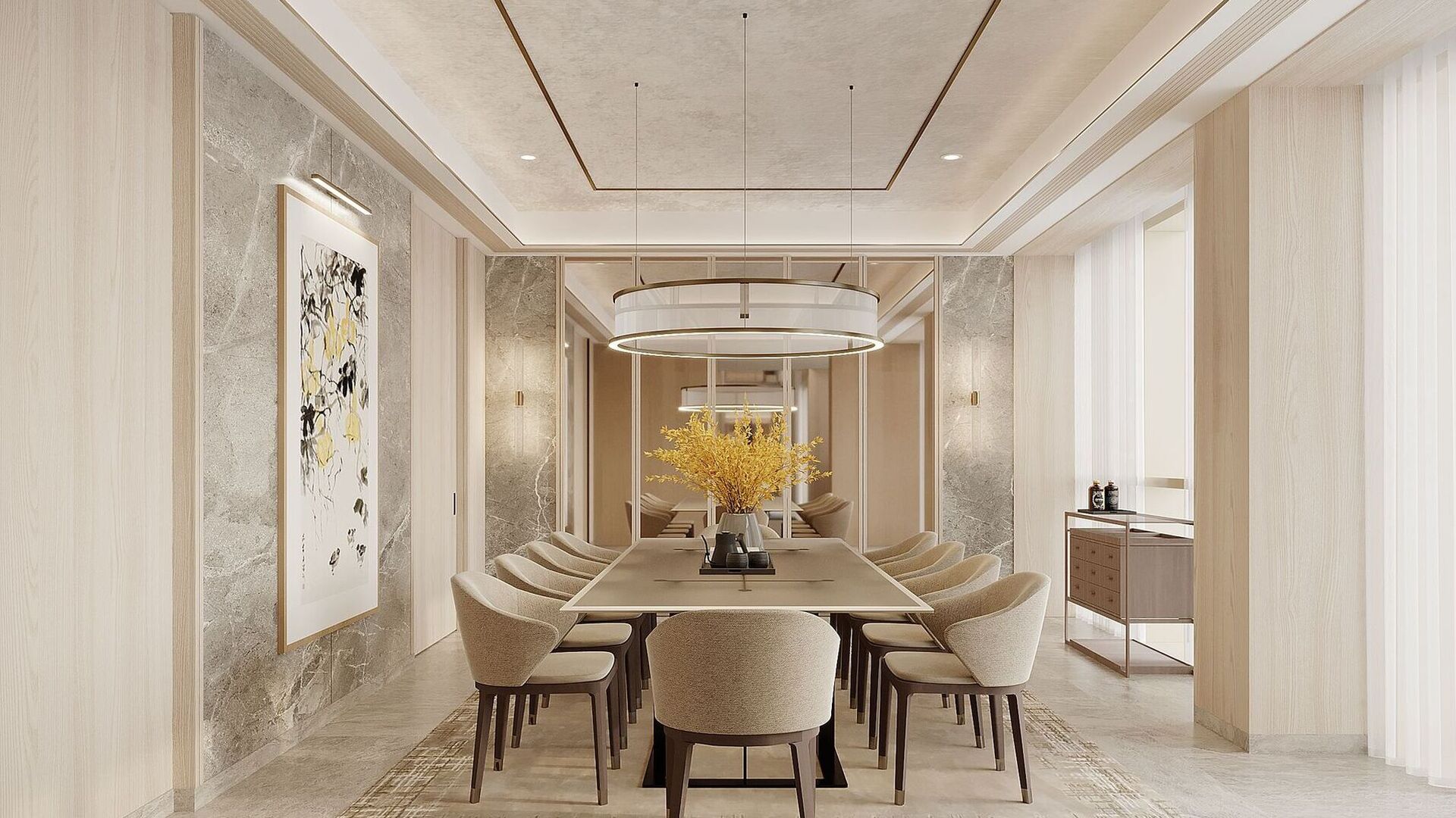 Klimt Cairnhill Penthouse Singapore luxury apartments Dining Room