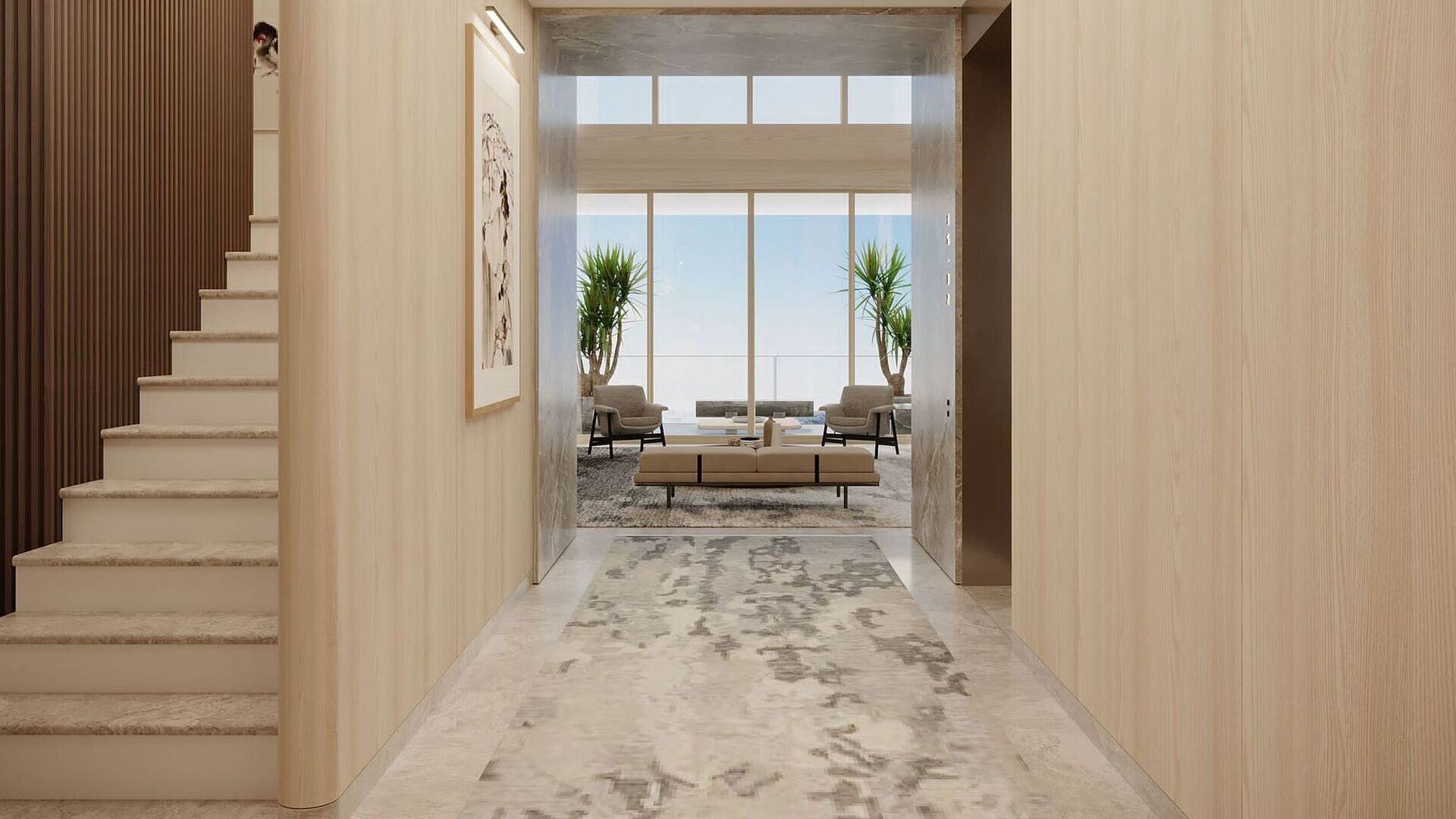 Klimt Cairnhill Penthouse Singapore luxury apartments Hallway