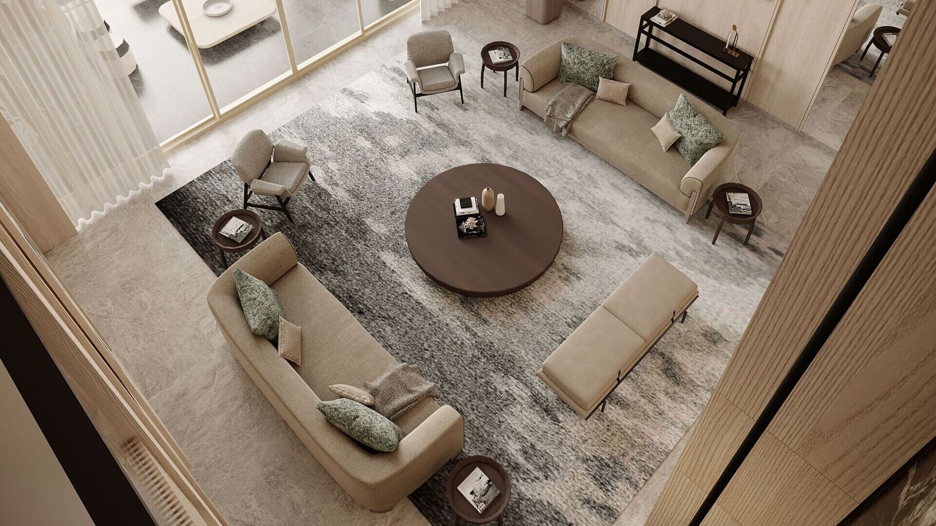 Klimt Cairnhill Penthouse Singapore luxury apartments Living Room