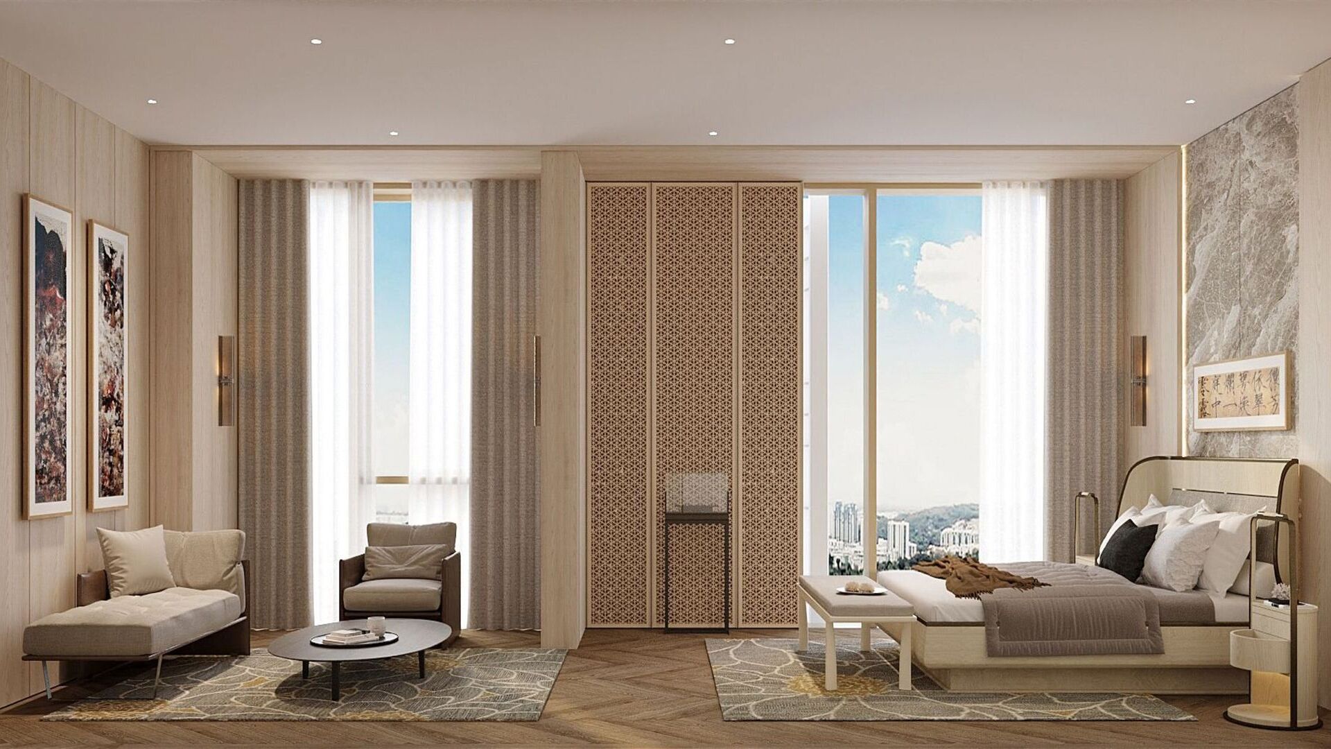Klimt Cairnhill Penthouse Singapore luxury apartments Master Bedroom