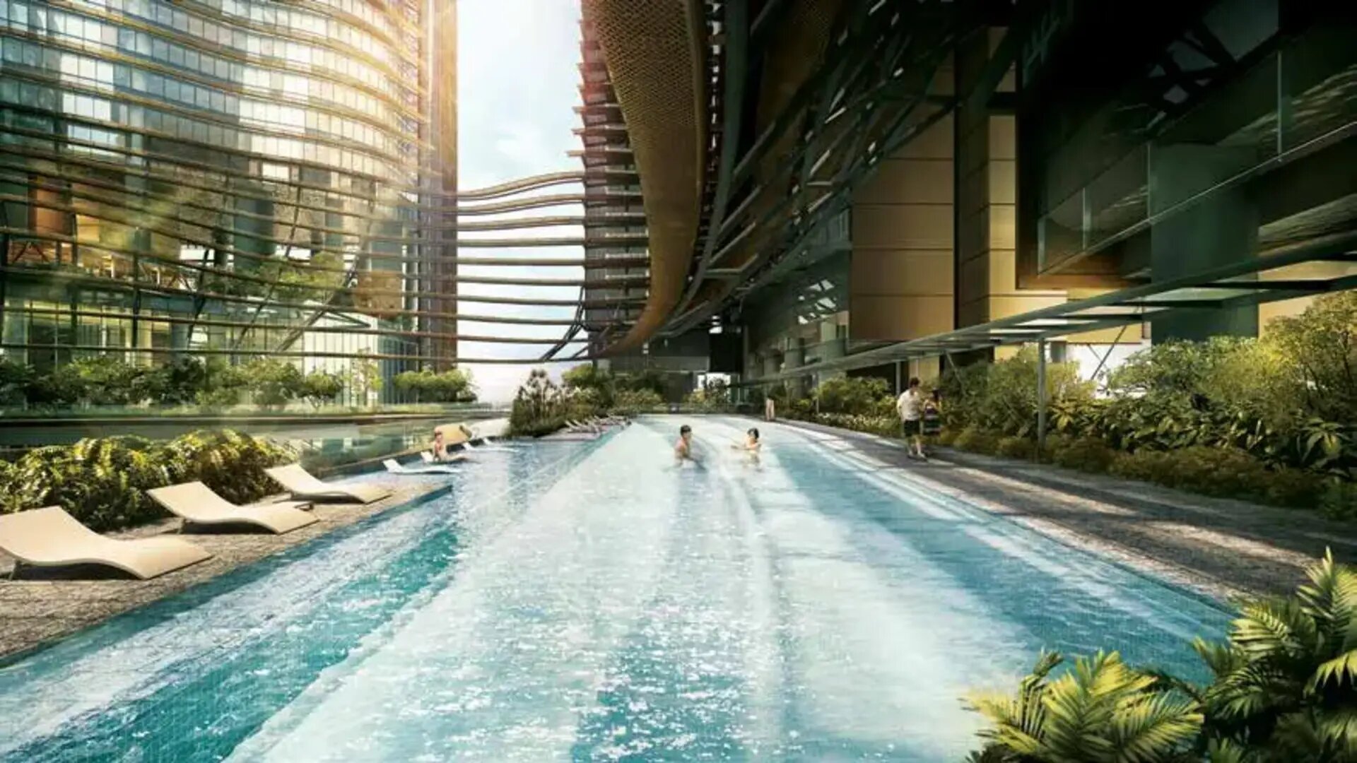 Marina One Residences Penthouse Singapore luxury apartments Pool