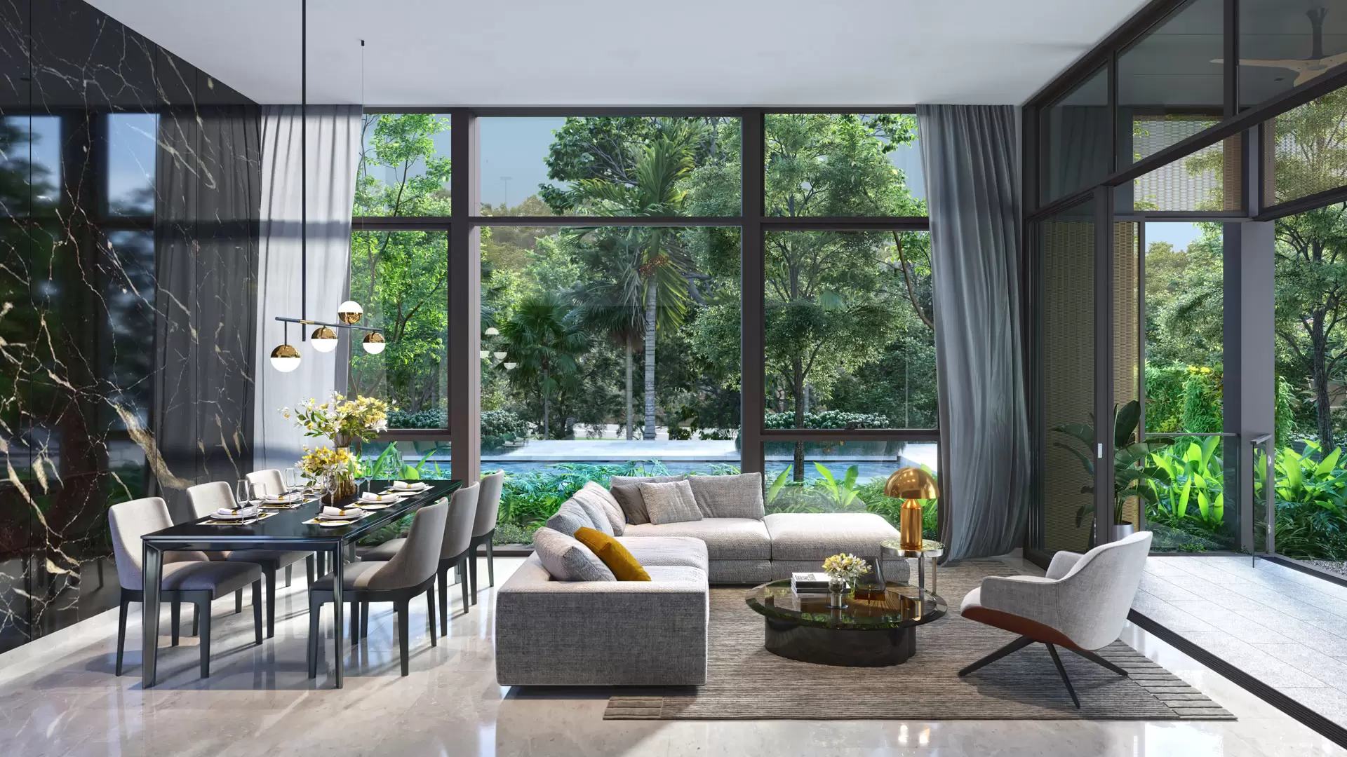 Meyer Mansion Singapore luxury apartments living room