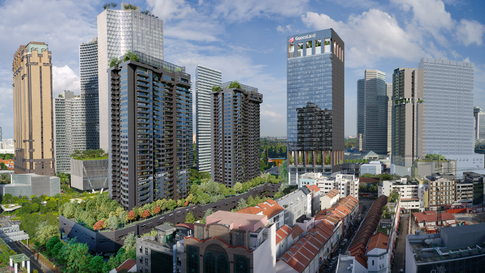 Midtown Modern Singapore luxury apartments exterior