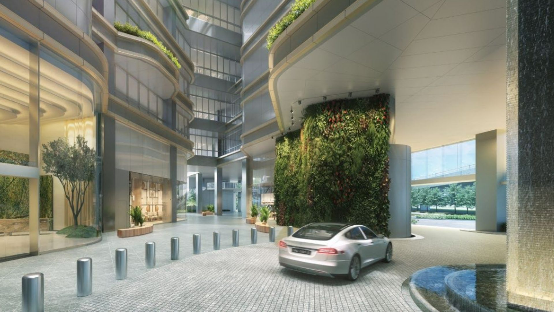Newport Residences Singapore luxury apartments drop off
