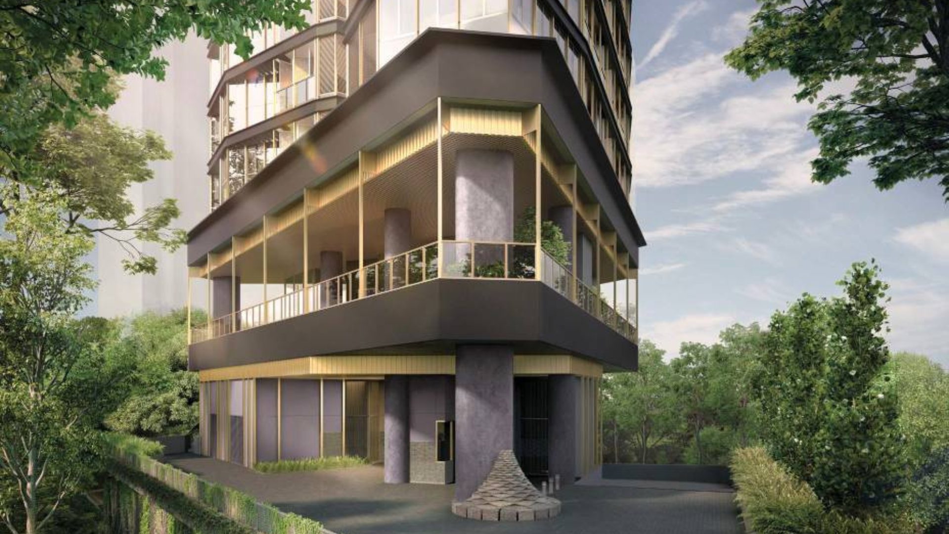 One Draycott Singapore luxury apartments exterior