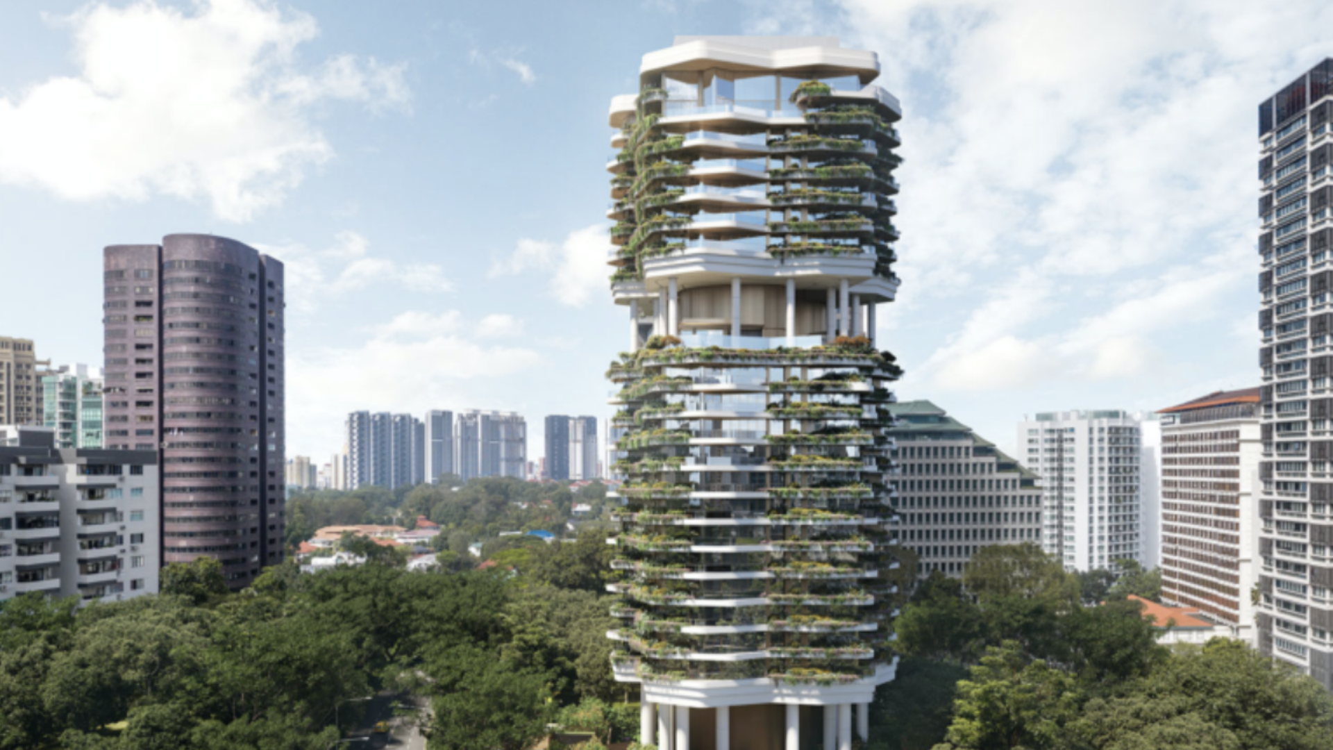 Park Nova Singapore luxury apartments exterior