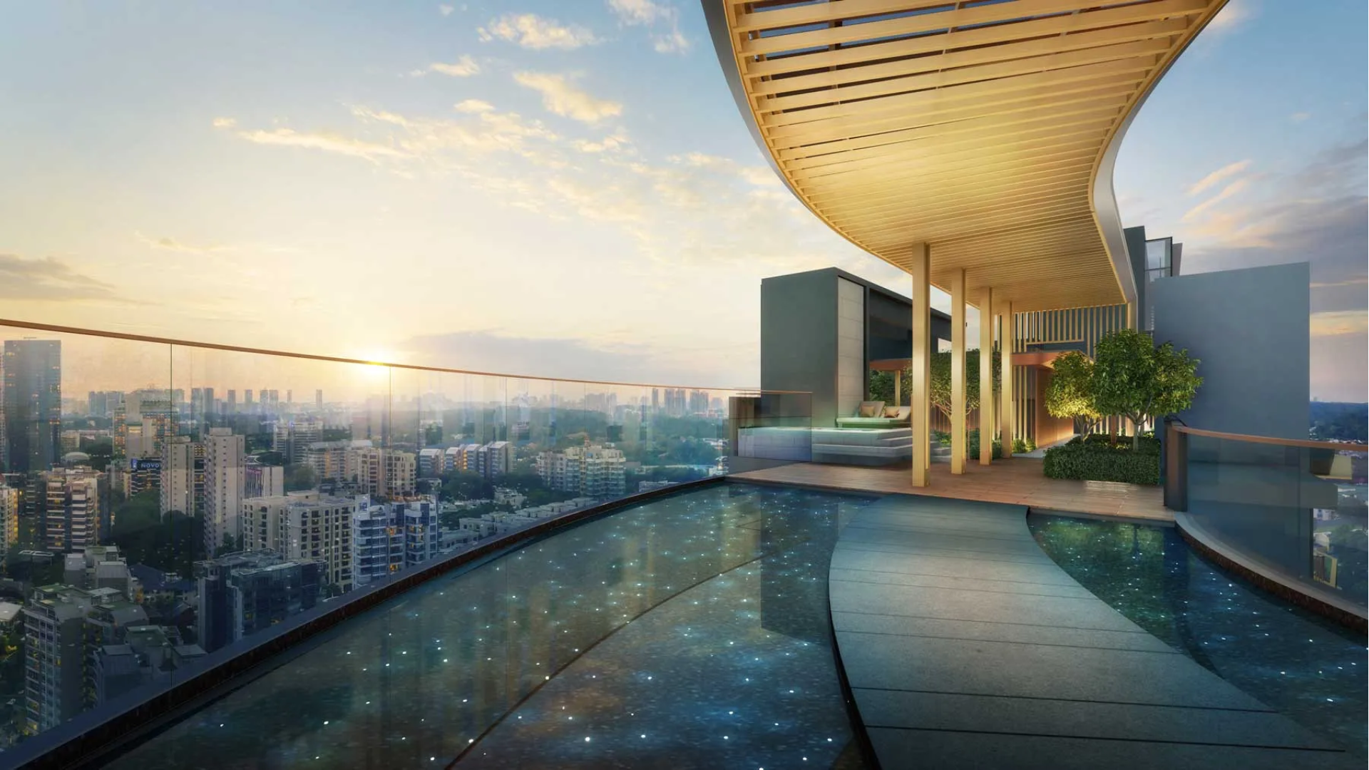 Perfect Ten Singapore luxury apartments pool