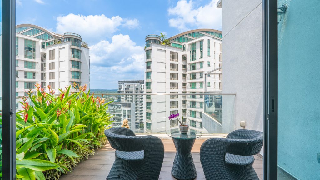 Rochelle at Newton Singapore Luxury Condominium Balcony