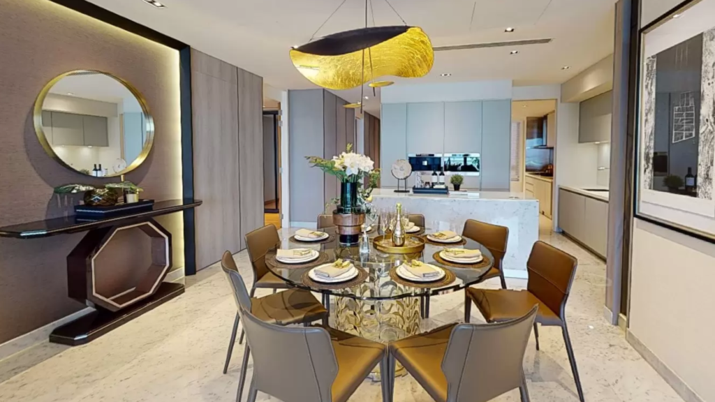 Seascape Singapore luxury apartments dining area