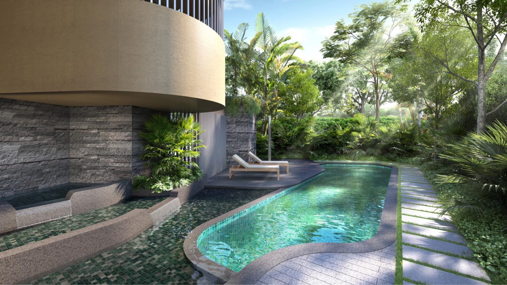 The Giverny Residences Singapore luxury apartments pool