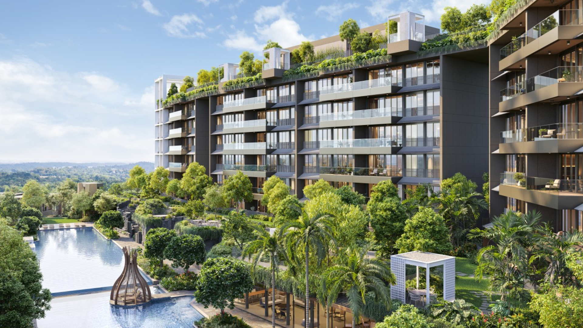 The Reserve Residences Singapore luxury apartments exterior