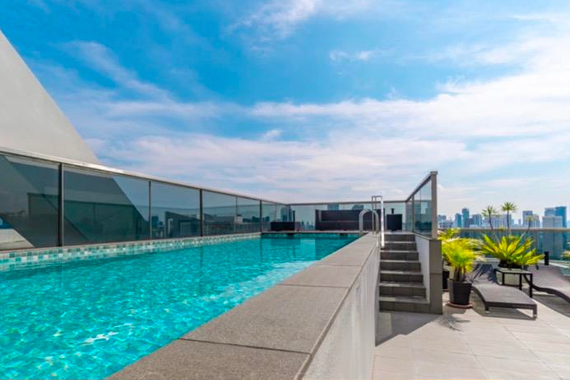 Trilight condo swimming penthouse
