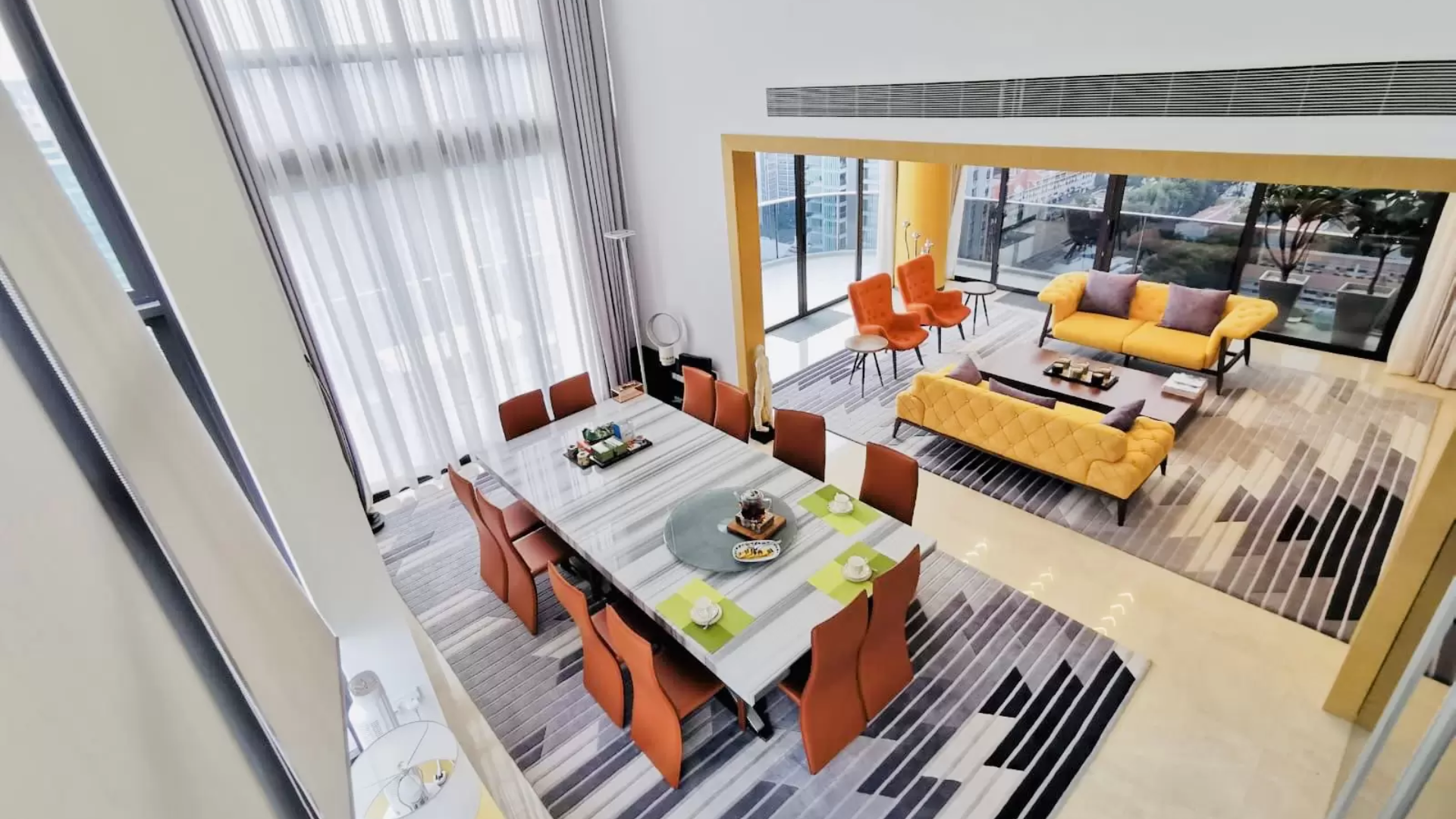 Trilight Singapore luxury apartments Dining Area