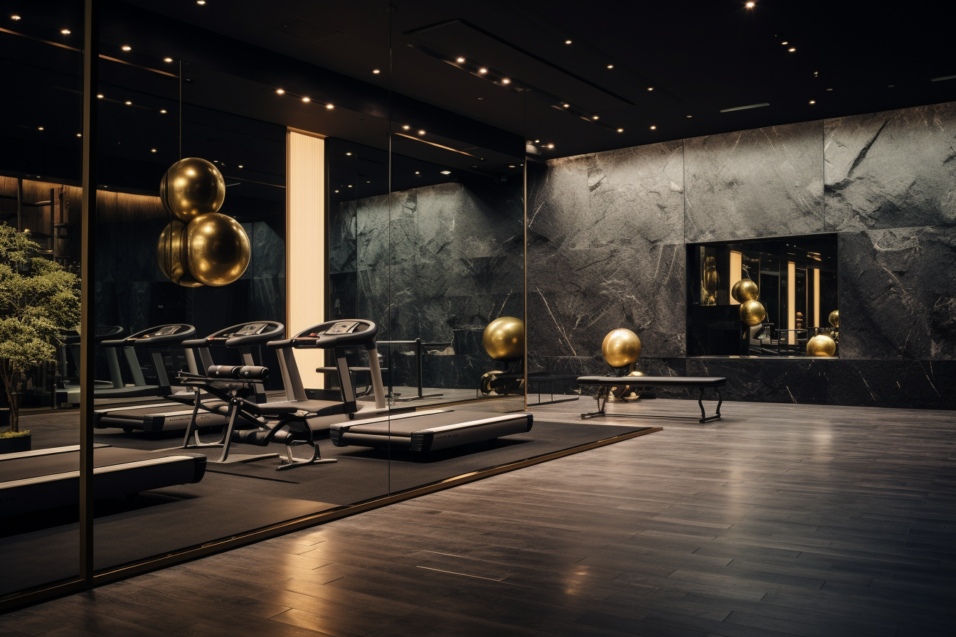 luxury global real estate private gym club